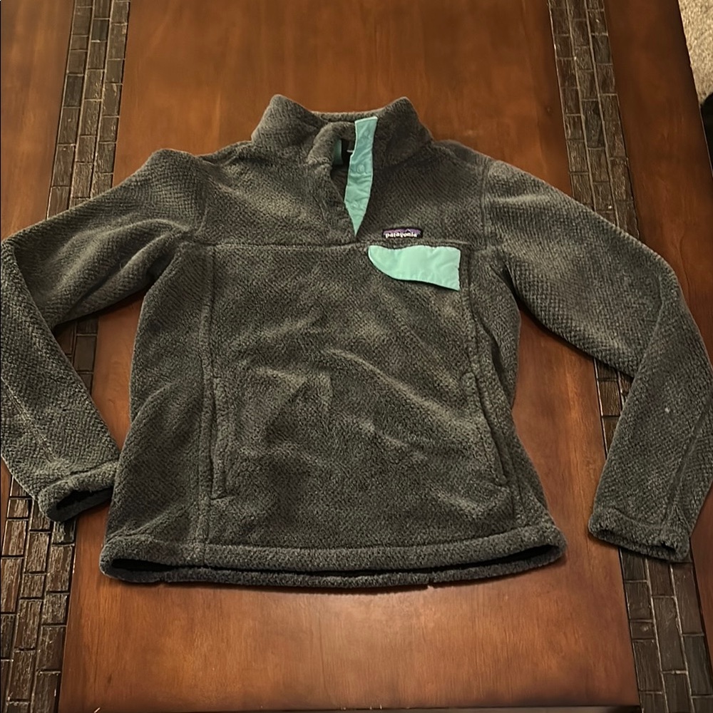 Patagonia Kids' Gray Fleece Pullover